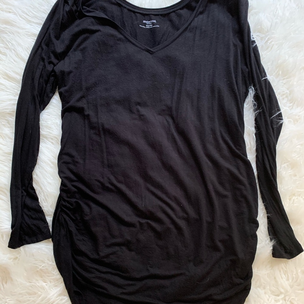 Long sleeve maternity shirt
